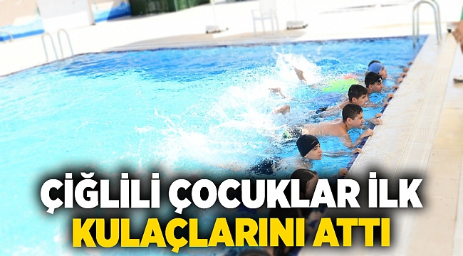 Çiğlili Çocuklar İlk Kulaçlarını Attı