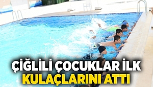 Çiğlili Çocuklar İlk Kulaçlarını Attı