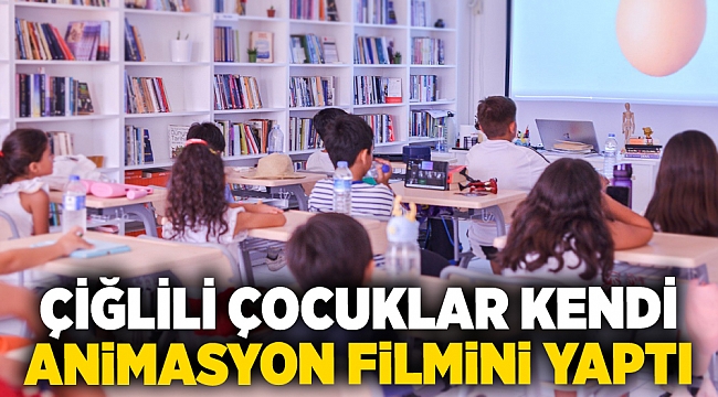 Çiğlili Çocuklar Kendi Animasyon Filmini Yaptı