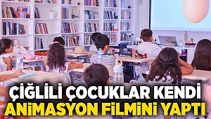 Çiğlili Çocuklar Kendi Animasyon Filmini Yaptı