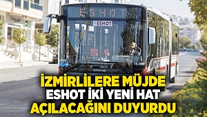 ESHOT duyurdu: İzmir'e iki yeni otobüs hattı müjdesi