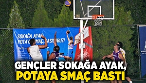 Gençler sokağa ayak, potaya smaç bastı