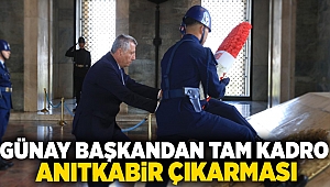 Günay Başkandan Tam Kadro Anıtkabir Çıkarması