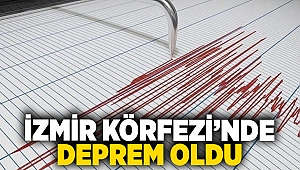 İzmir Körfezi'nde deprem oldu!