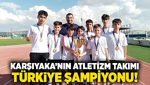 Karşıyaka’nın atletizm takımı Türkiye şampiyonu!