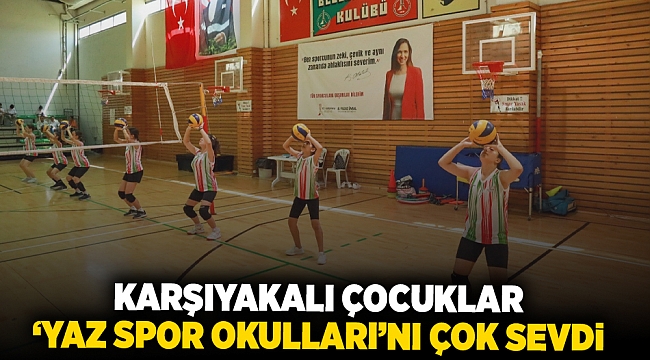 Karşıyakalı çocuklar ‘Yaz Spor Okulları’nı çok sevdi