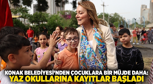 Konak Belediyesi’nden çocuklara bir müjde daha: Yaz Okullarına kayıtlar başladı