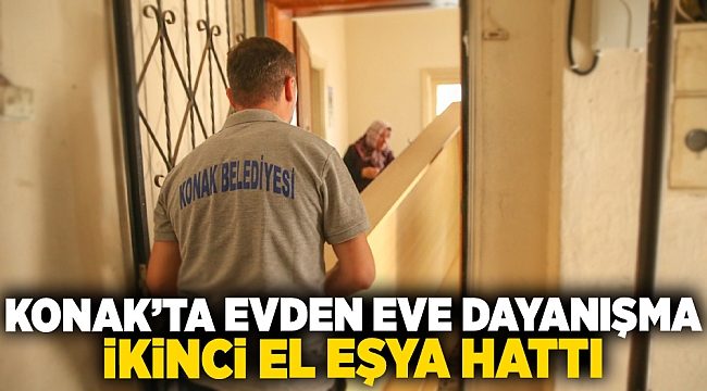 Konak’ta evden eve dayanışma: İkinci El Eşya Hattı