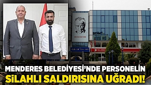 Menderes Belediyesi’nde başkan yardımcısı personelin silahlı saldırısına uğradı!