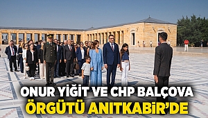 Onur Yiğit ve CHP Balçova Örgütü Anıtkabir’de