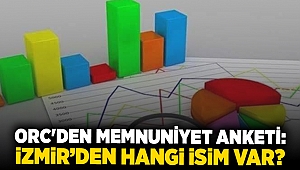 ORC'den memnuniyet anketi: İzmir’den hangi isim var?