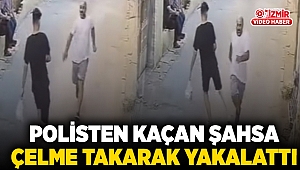 Polislerinden kaçan şüpheli, Konak'ta kahraman vatandaş çelmesiyle yakalandı