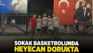 Sokak basketbolunda heyecan dorukta