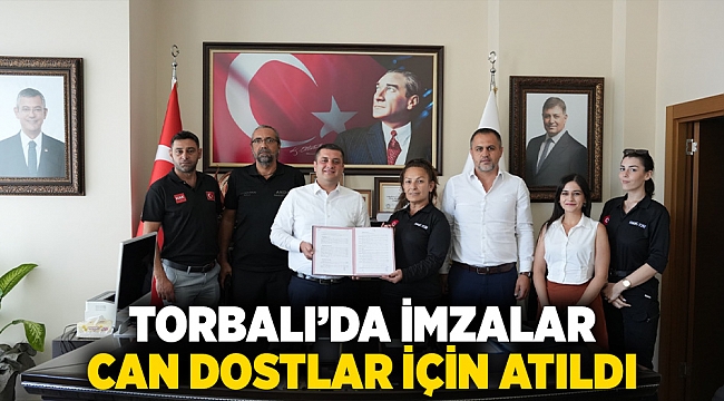 Torbalı’da imzalar can dostlar için atıldı