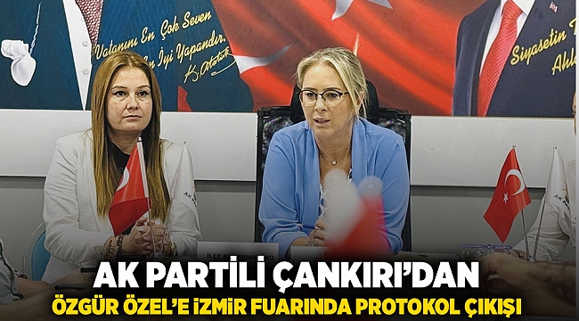 AK Partili Çankırı'dan, Özgür Özel'e İzmir Fuarında Protokol Çıkışı