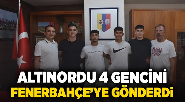 Altınordu 4 gencini Fenerbahçe'ye gönderdi