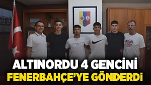 Altınordu 4 gencini Fenerbahçe'ye gönderdi