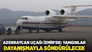 Azerbaycan uçağı İzmir'de: Yangınlar dayanışmayla söndürülecek