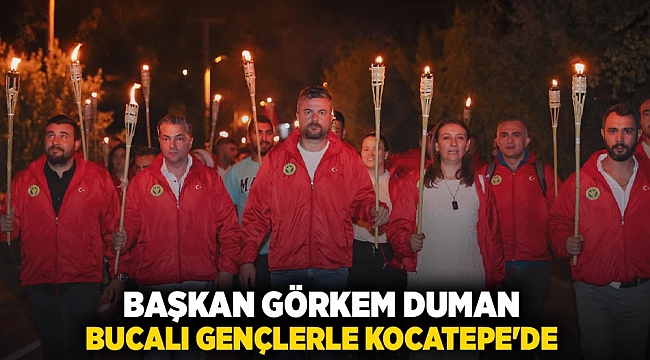 Başkan Görkem Duman, Bucalı gençlerle Kocatepe’de