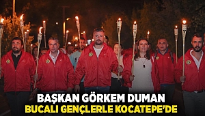 Başkan Görkem Duman, Bucalı gençlerle Kocatepe’de