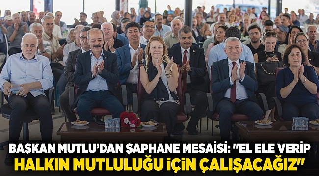 Başkan Mutlu’dan Şaphane mesaisi: 