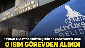 Başkan Tugay'dan Büyükşehir'de kadro revizyonu O isim görevden alındı