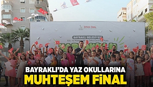 Bayraklı’da yaz okullarına muhteşem final