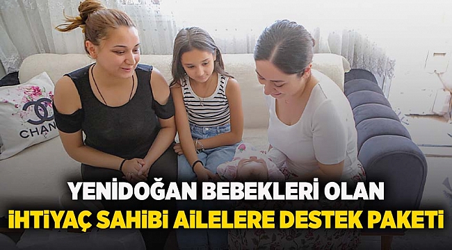 Bayraklı’ya ‘Hoş geldin bebek’