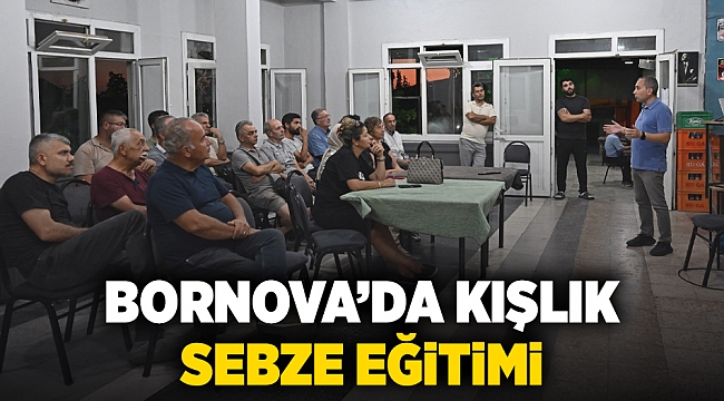 Bornova’da kışlık sebze eğitimi