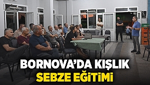 Bornova’da kışlık sebze eğitimi