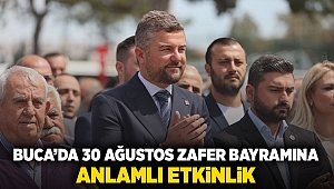 Buca'da 30 Ağustos Zafer Bayramı için anlamlı etkinlik