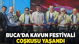 Buca’da kavun festivali coşkusu yaşandı