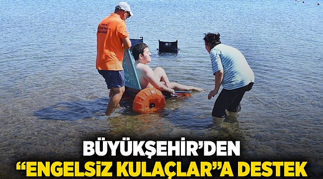 Büyükşehir’den 'engelsiz kulaçlara' destek