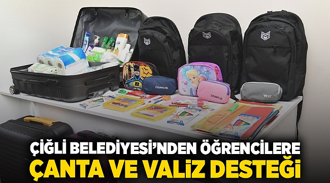 Çiğli Belediyesi’nden Öğrencilere Çanta ve Valiz Desteği