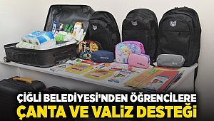 Çiğli Belediyesi’nden Öğrencilere Çanta ve Valiz Desteği