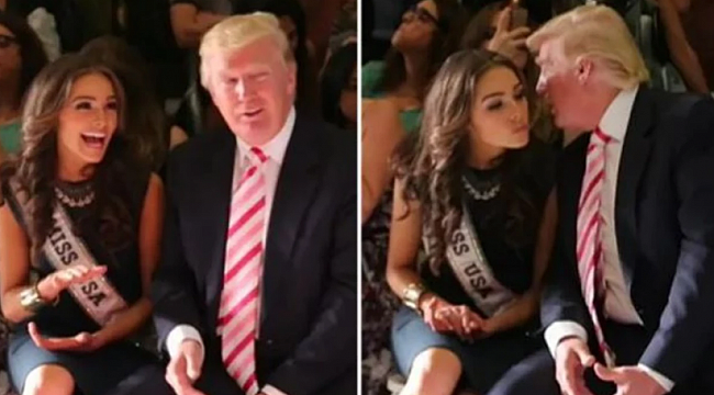 Donald Trump'ın eski Amerika güzeli Olivia Culpo ile samimi fotoğrafları ortaya çıktı