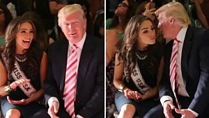 Donald Trump'ın eski Amerika güzeli Olivia Culpo ile samimi fotoğrafları ortaya çıktı