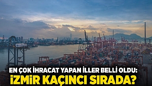 En çok ihracat yapan iller belli oldu: İzmir Kaçıncı sırada?