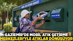 Gaziemir’de Mobil Atık Getirme Merkezleri’yle atıklar dönüşüyor