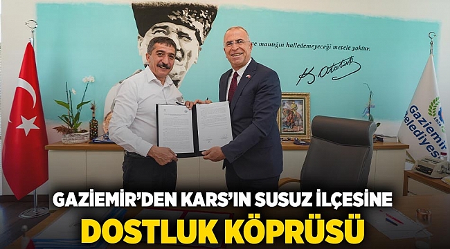 Gaziemir’den Kars’ın susuz ilçesine dostluk köprüsü