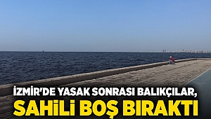 İzmir'de yasak sonrası balıkçılar, sahili boş bıraktı