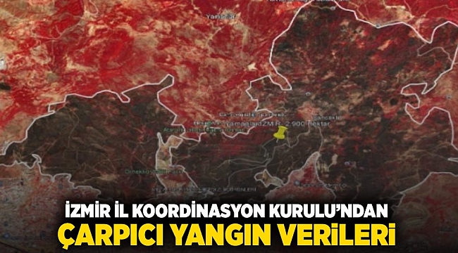 İzmir İl Koordinasyon Kurulu'ndan çarpıcı yangın verileri