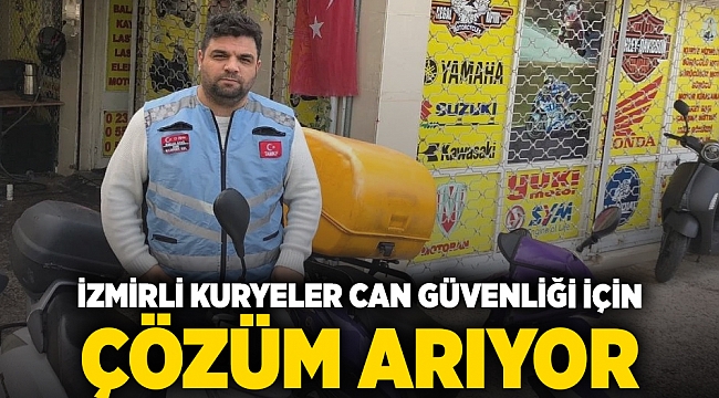 İzmirli kuryeler can güvenliği için çözüm arıyor