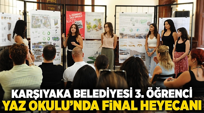 Karşıyaka Belediyesi 3. Öğrenci Yaz Okulu’nda final heyecanı