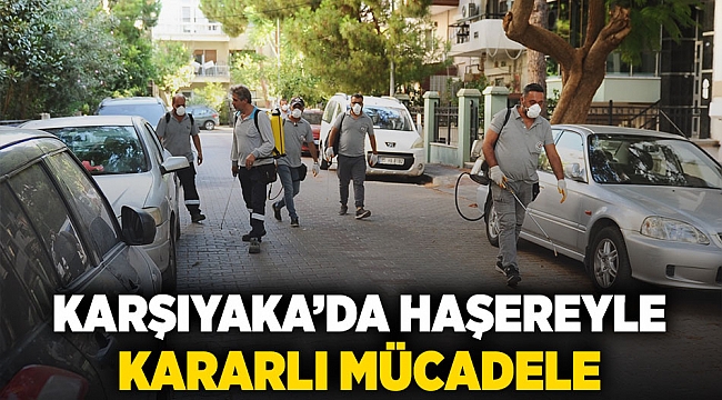 Karşıyaka’da haşereyle kararlı mücadele