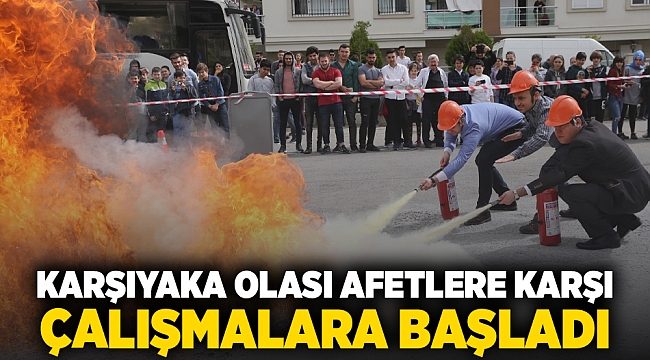 Karşıyaka olası afetlere karşı çalışmalara başladı