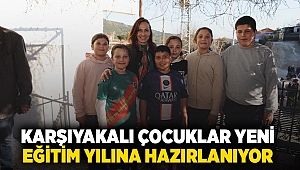 Karşıyakalı çocuklar yeni eğitim yılına hazırlanıyor