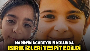 Narin'in ağabeyinin kolunda ısırık izleri tespit edildi