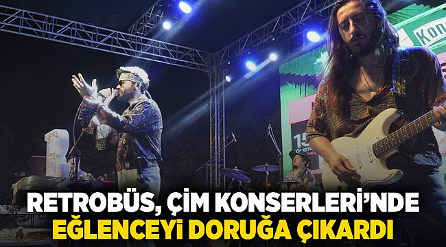 Retrobüs, Çim Konserleri’nde eğlenceyi doruğa çıkardı