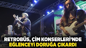 Retrobüs, Çim Konserleri’nde eğlenceyi doruğa çıkardı